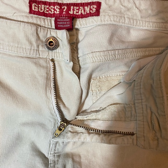 Y2K vtg guess flared super soft curduroy style pants womens m/L - Picture 8 of 12